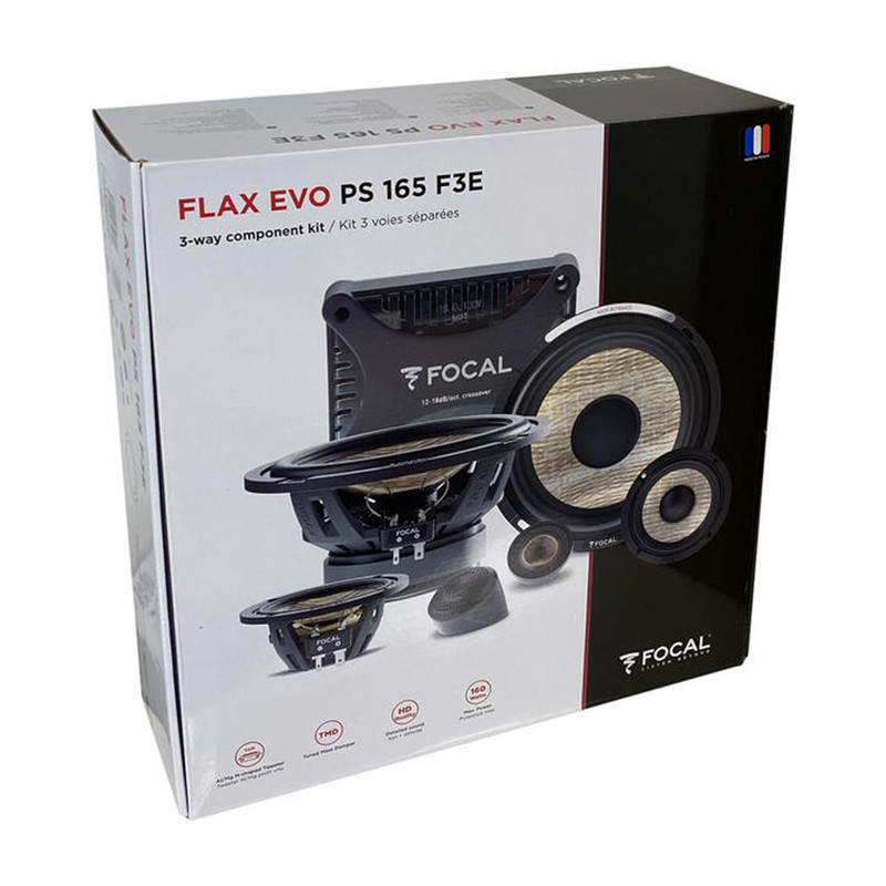 Bocinas FOCAL PS 165 F3E de 3 vías Expert Linen Evo de 6-1/2 pulgadas