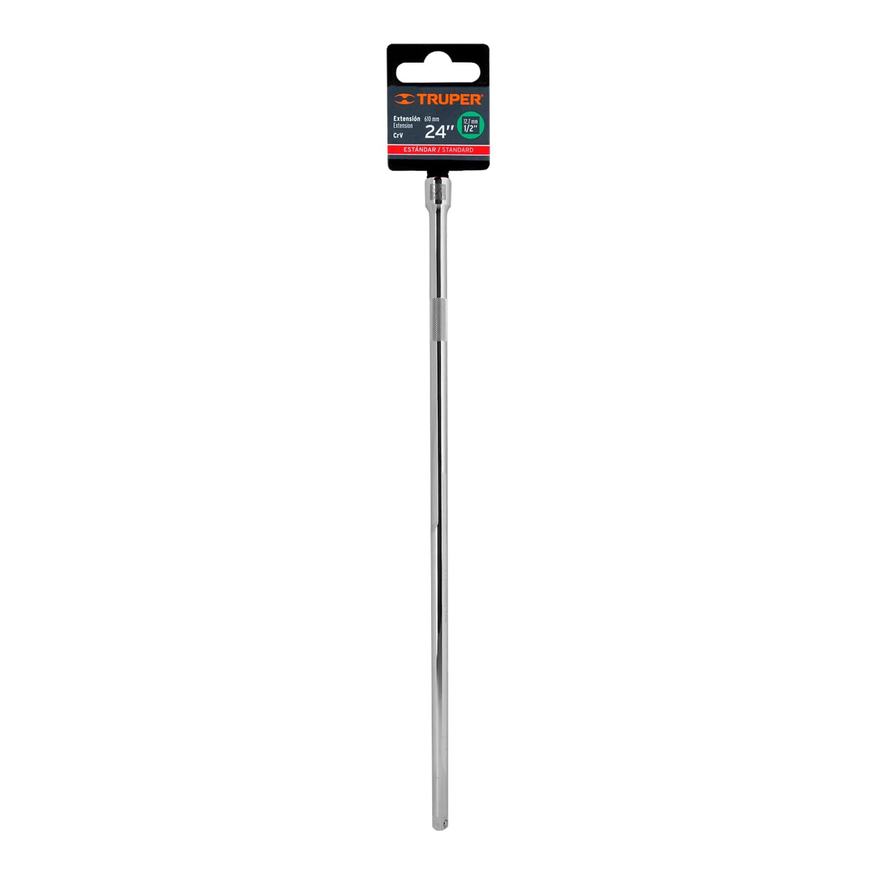 EXTENSIÓN CUADRO 1/2" PARA MATRACA, LARGO 24", TRUPER 13920