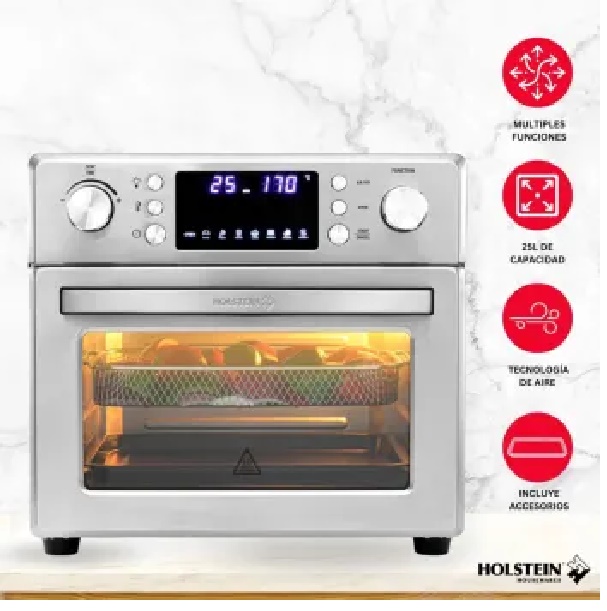 Horno Freidora Holstein HH-09179007SS 25 Litros 1700W 