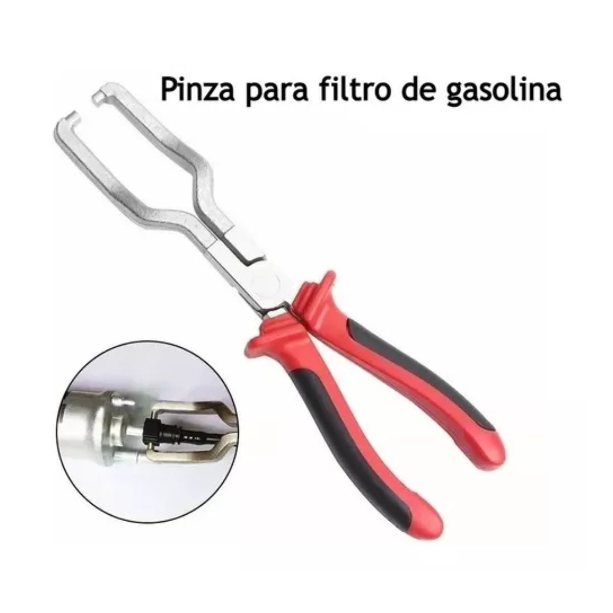 Pinzas Desconexión Filtro Mangueras Combustible Gasolina Rojo/Gris