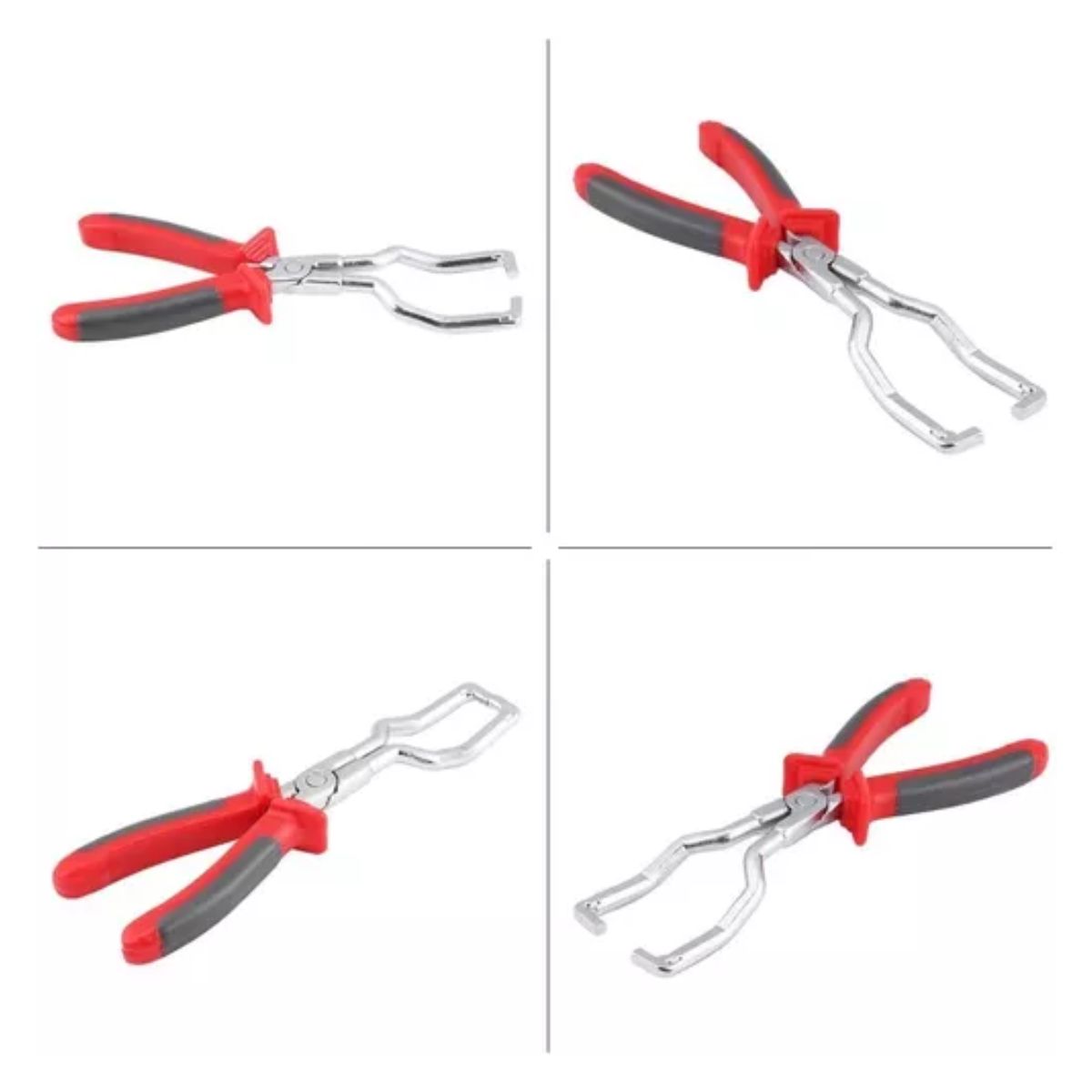 Pinzas Desconexión Filtro Mangueras Combustible Gasolina Rojo/Gris