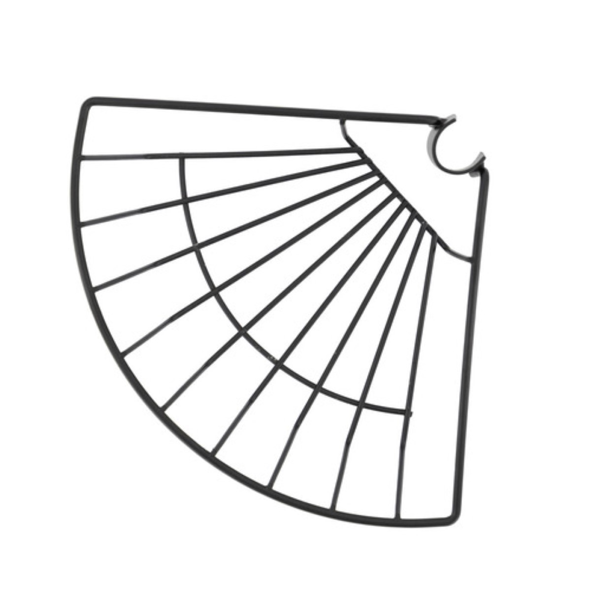 Esquinero Organizador De Baño Regadera Ajustable 4 Niveles Negro