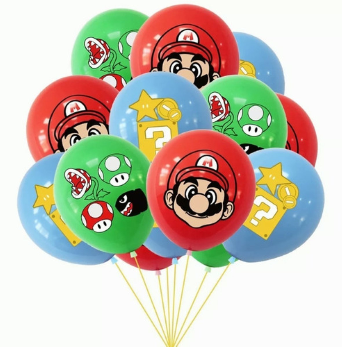 Globos De Cumpleaños Decoracion Fiesta Mario Bros Infantiles