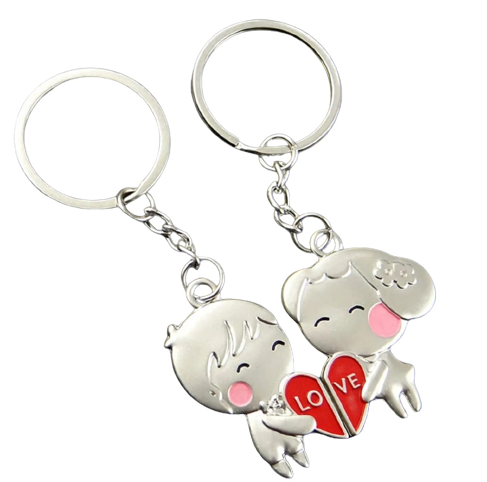 Llaveros Duo Pareja Enamorados Corazon Love