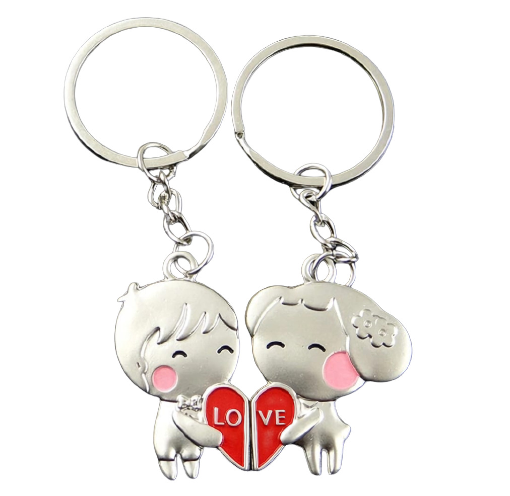 Llaveros Duo Pareja Enamorados Corazon Love