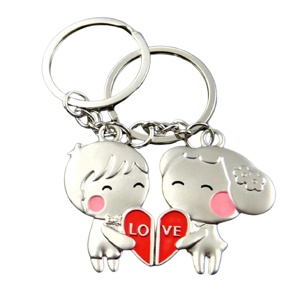 Llaveros Duo Pareja Enamorados Corazon Love