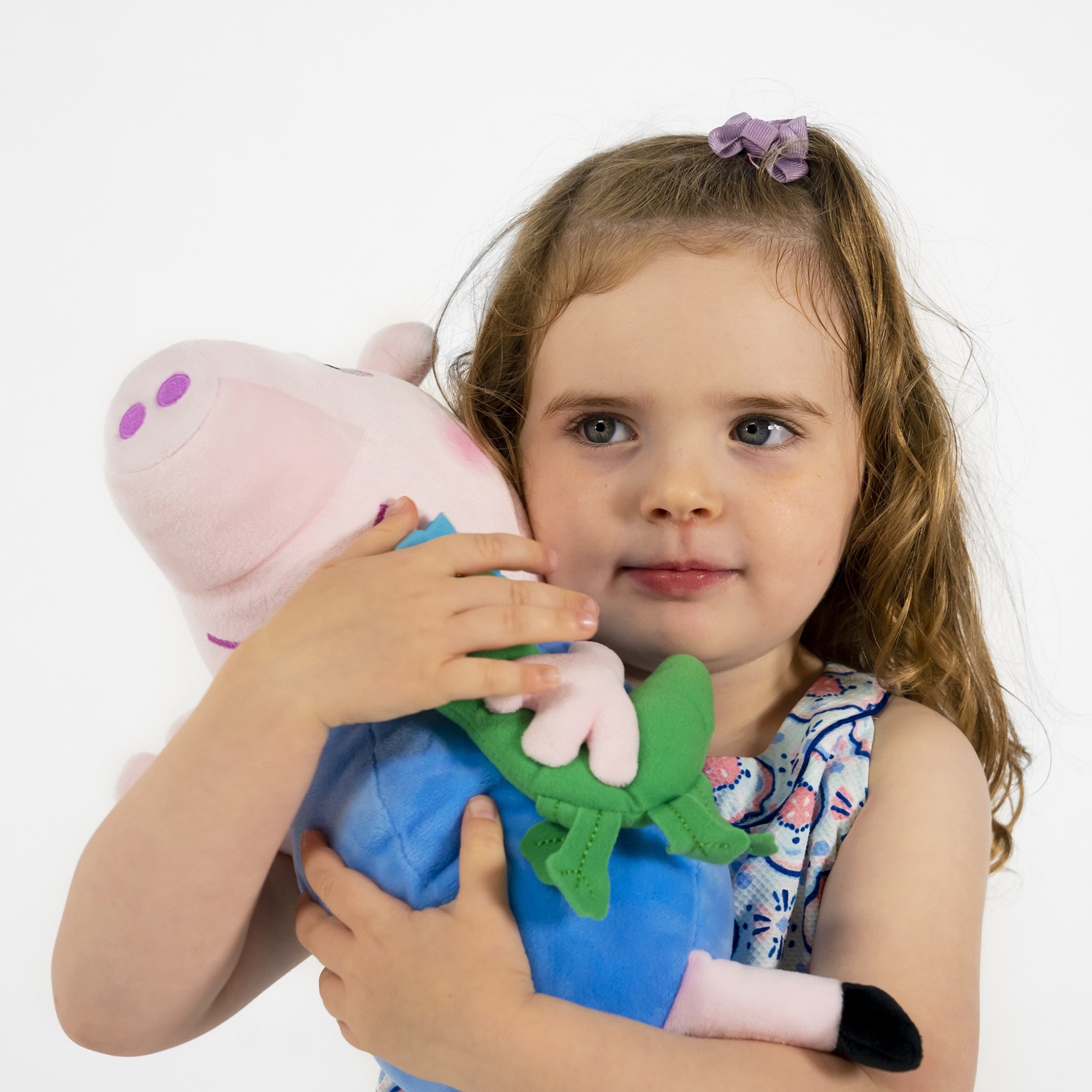 Peppa Pig Peluche 30cm Con Sonido George Y Su Mascota Bebe