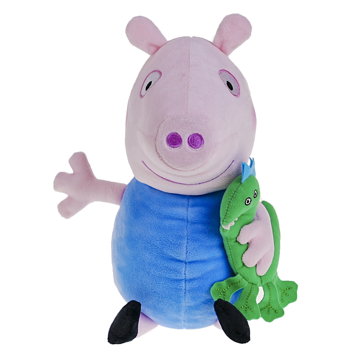Peppa Pig Peluche 30cm Con Sonido George Y Su Mascota Bebe