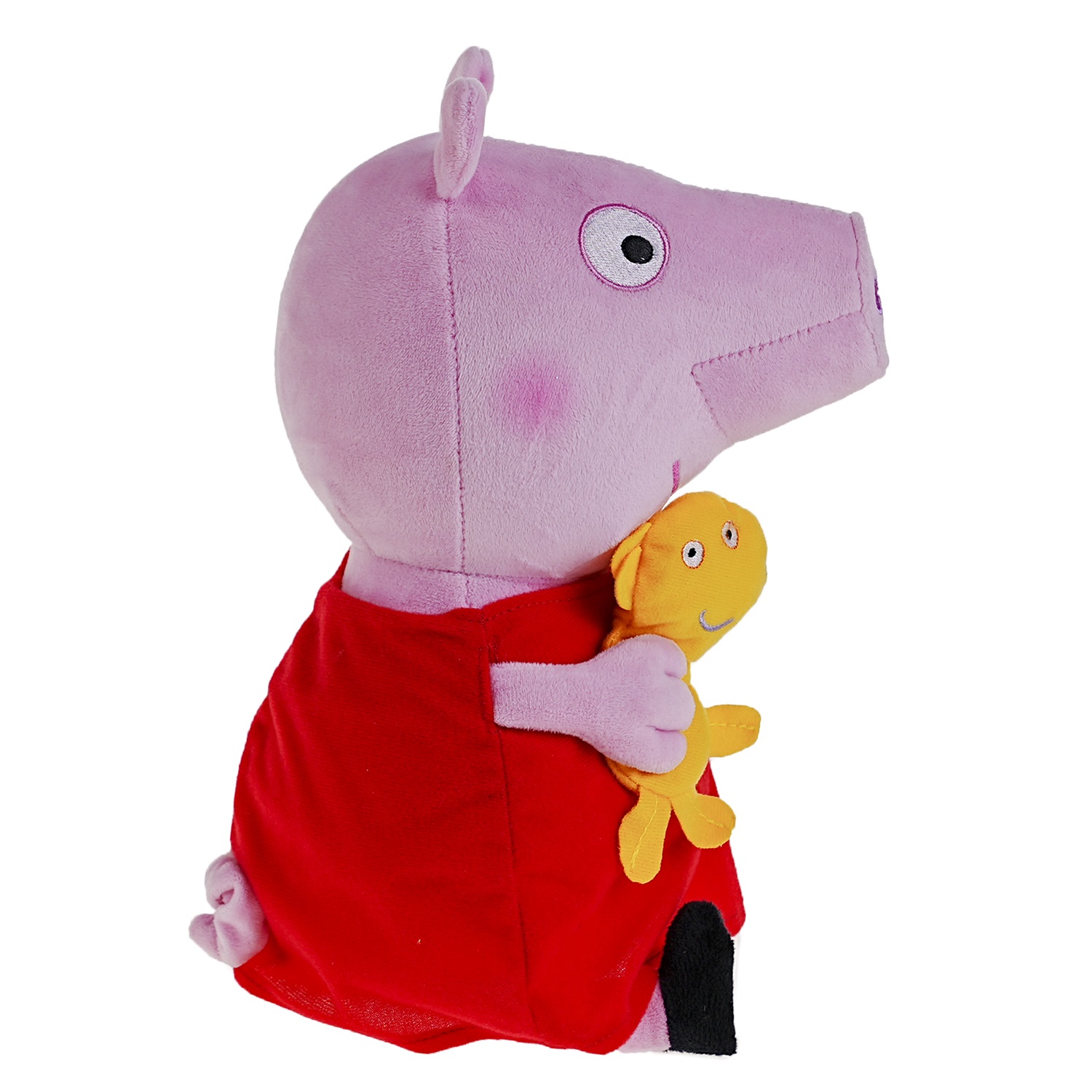 Peppa Pig Peluche 30cm Con Sonido Peppa Y Su Mascota Bebe