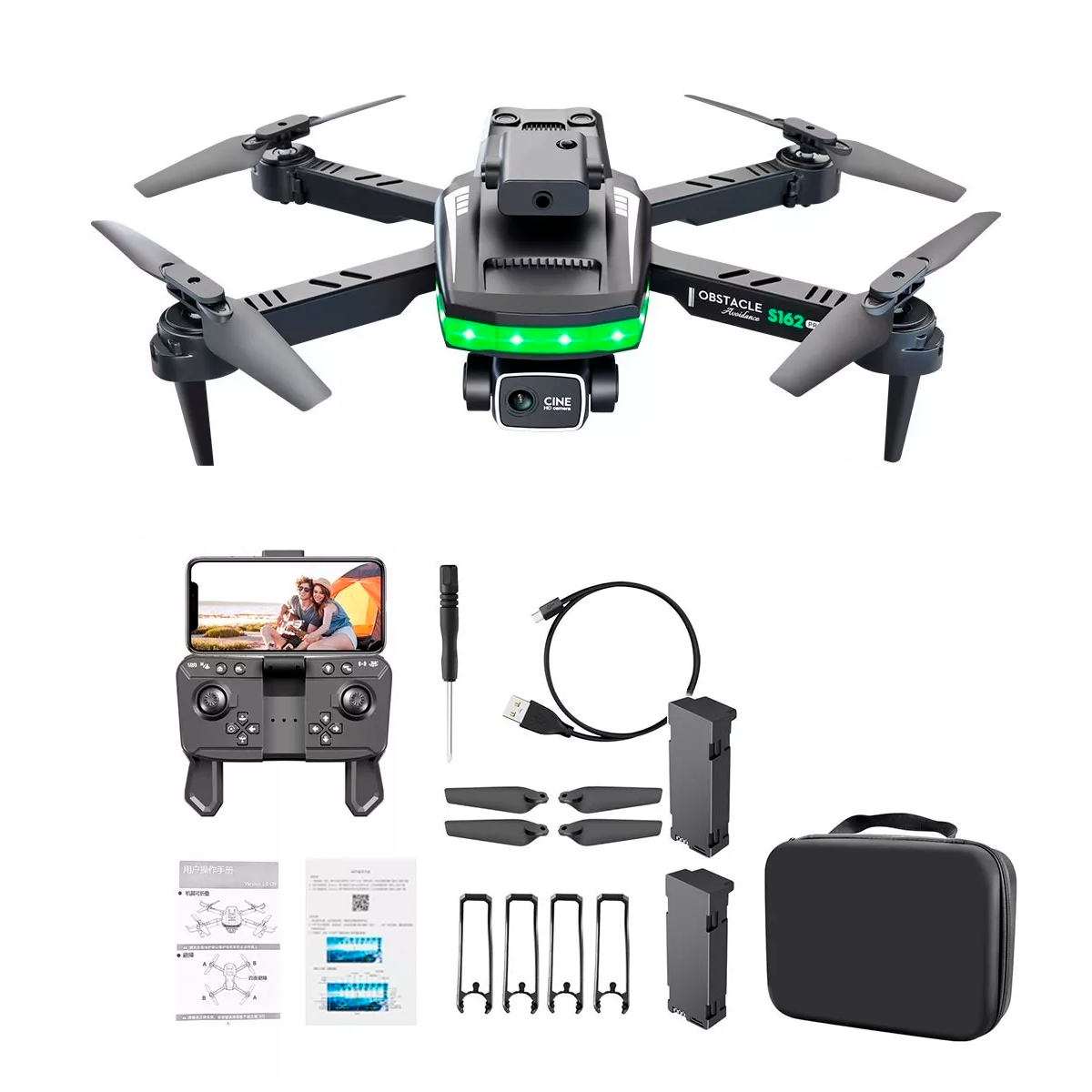 Mini Drone Con Cámara HD Rc   Estabilidad De Vuelo.