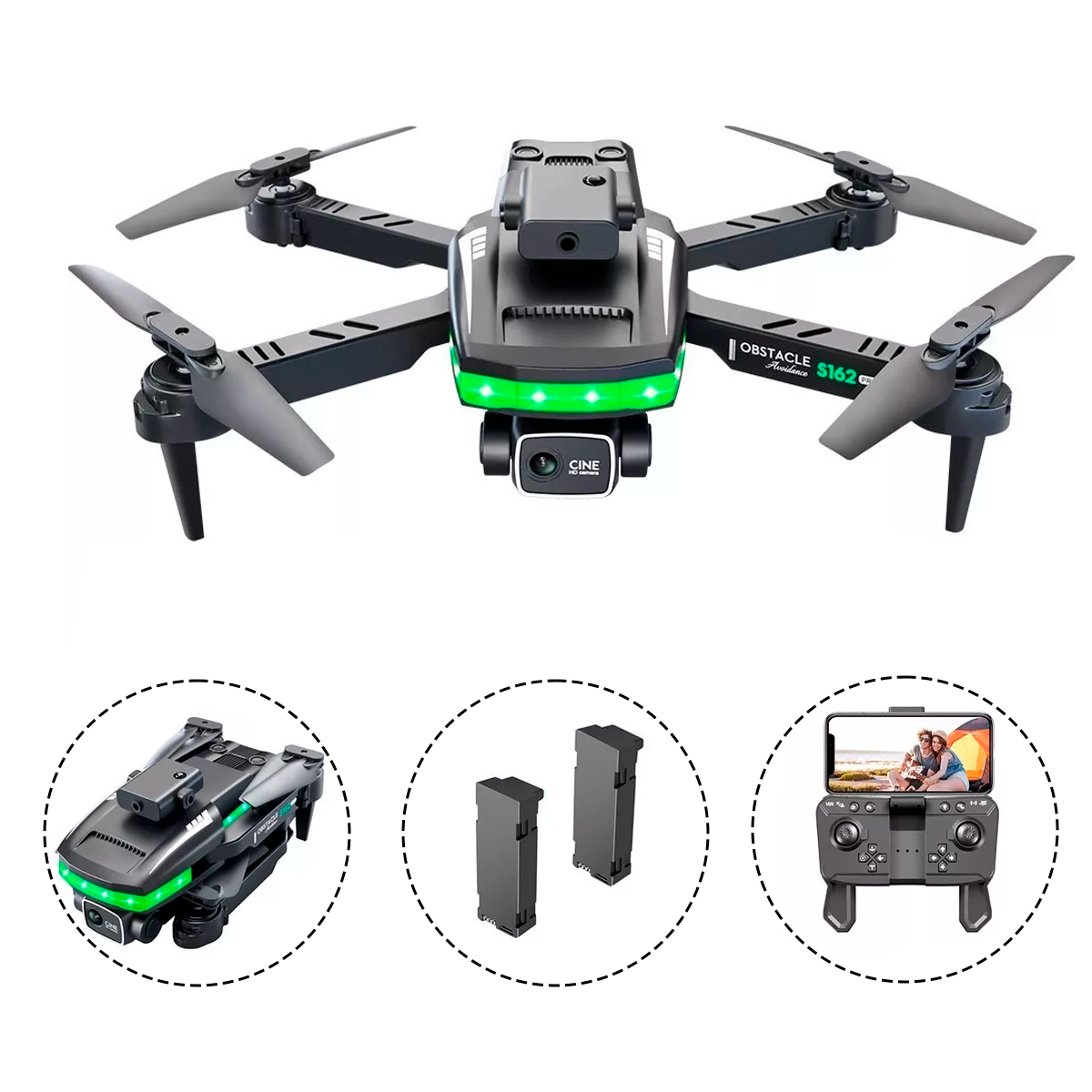 Mini Drone Con Cámara HD Rc   Estabilidad De Vuelo.