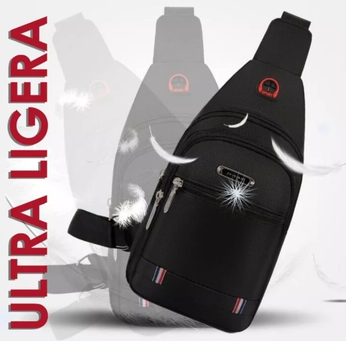 Pechera Mariconera Impermeable Mochila Cruzada Casual Band G