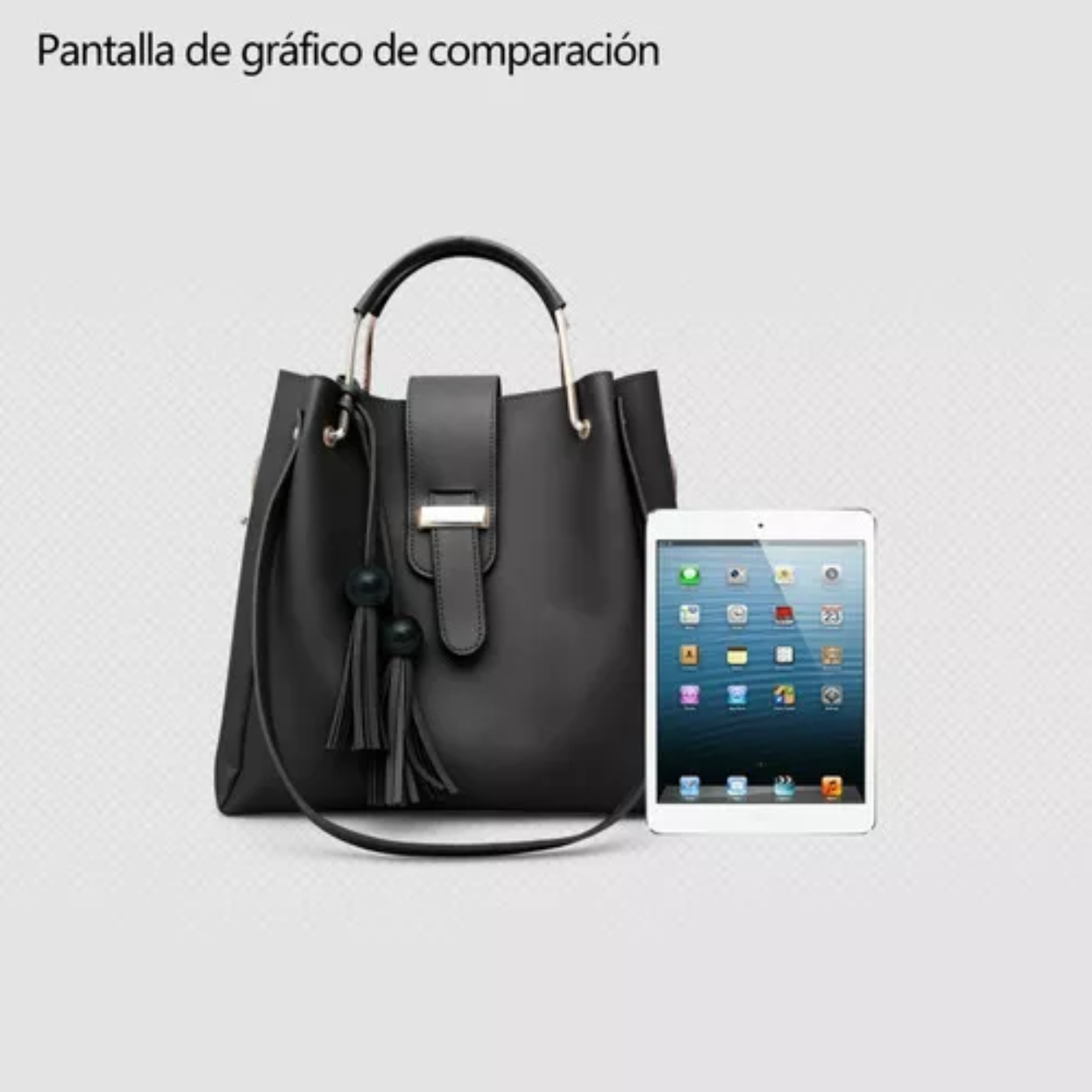 Set 3 Bolsas Bandolera Mujer Cosmetiquera Cartera Crossbody