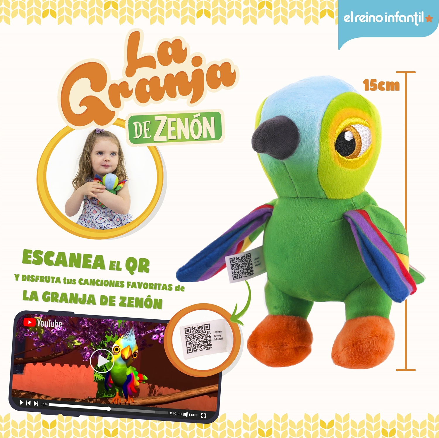 Loro pepe la online granja peluche