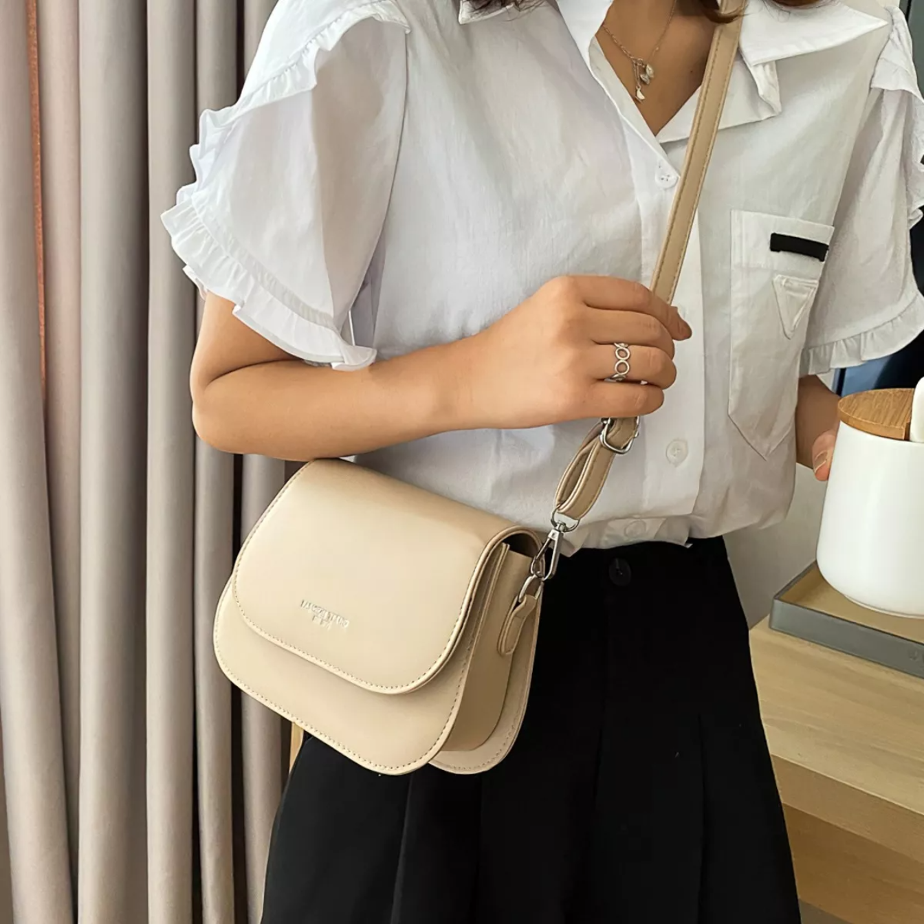 Bolsas Mujer Hombro Bandolera Cosmetiquera Cuero Sintetico