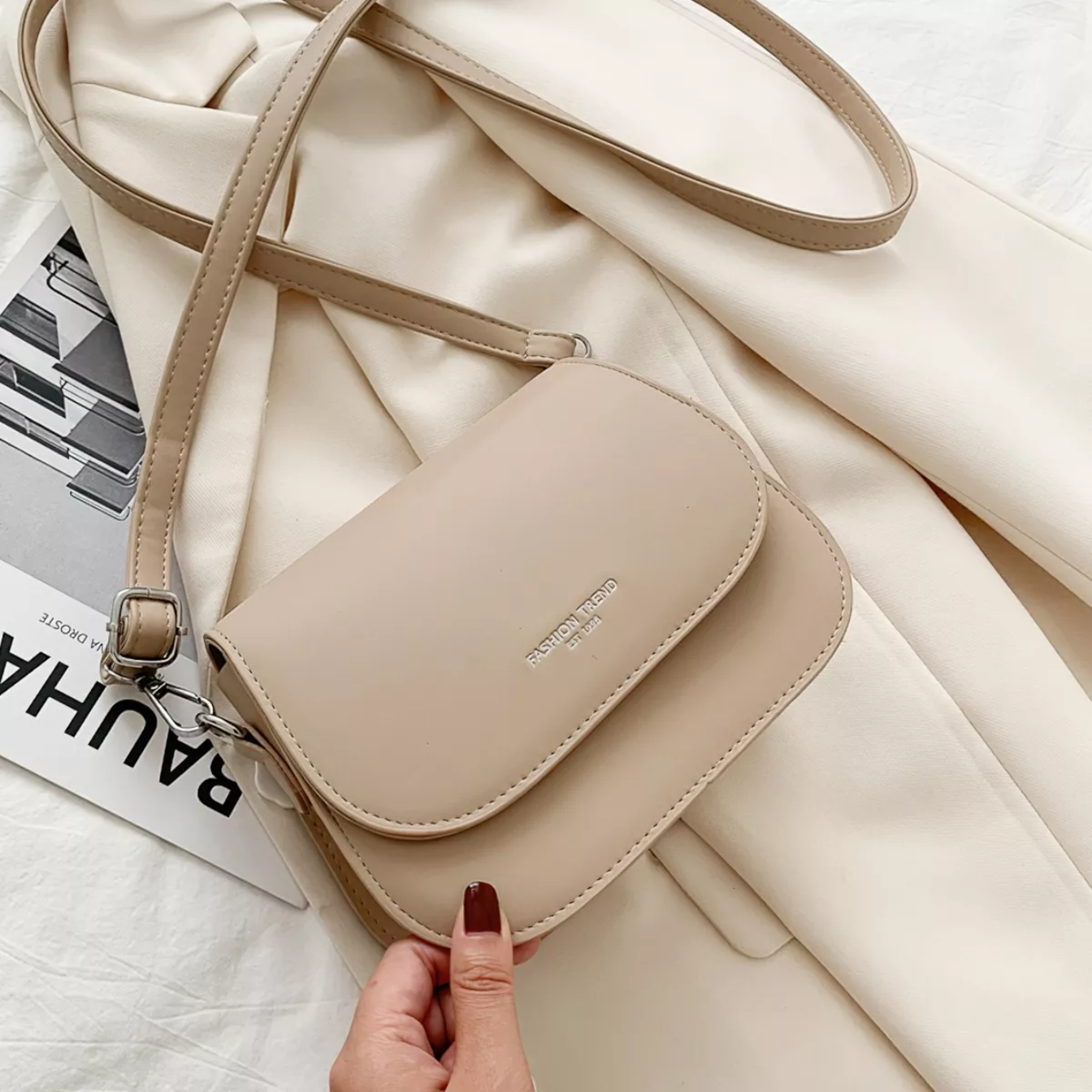 Bolsas Mujer Hombro Bandolera Cosmetiquera Cuero Sintetico
