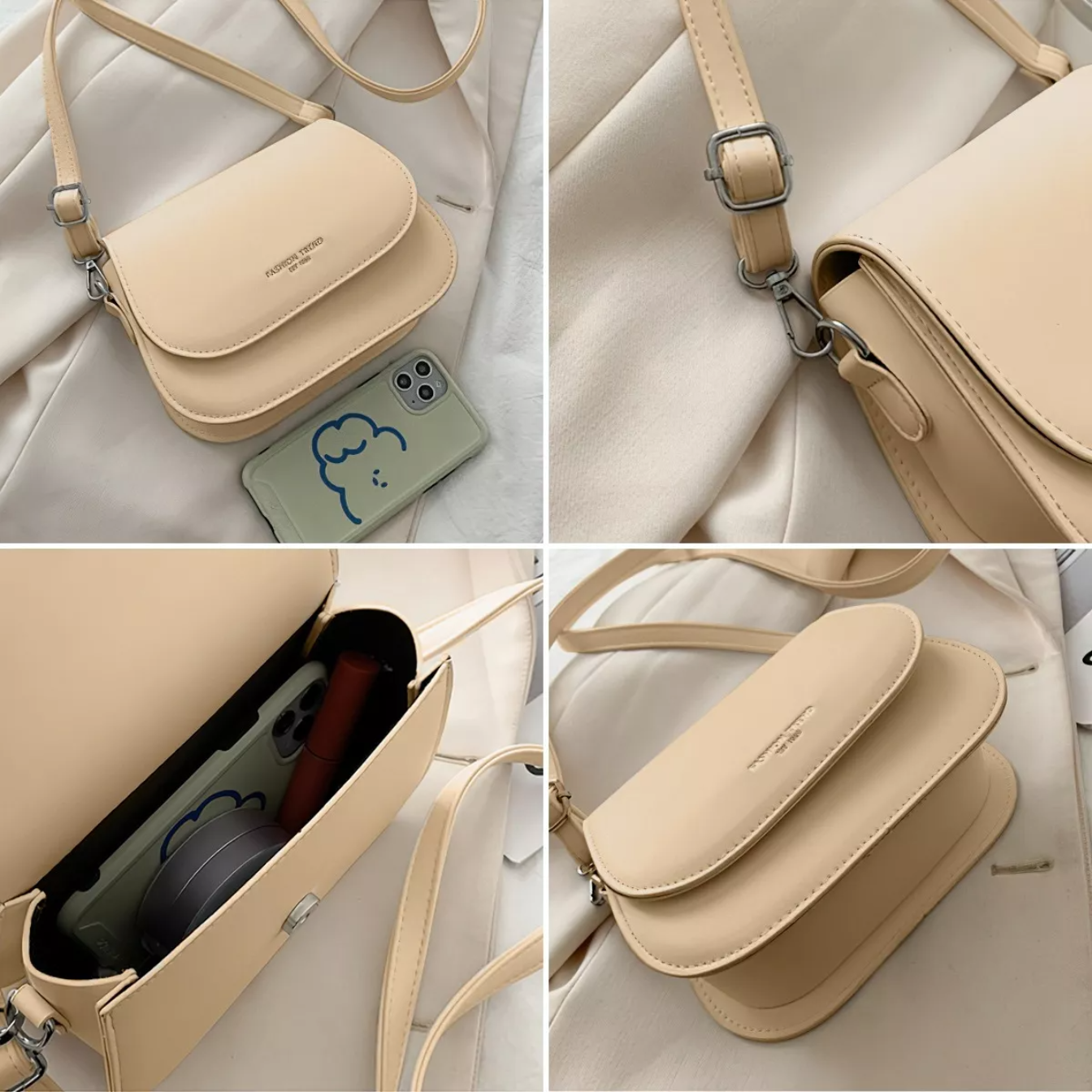 Bolsas Mujer Hombro Bandolera Cosmetiquera Cuero Sintetico