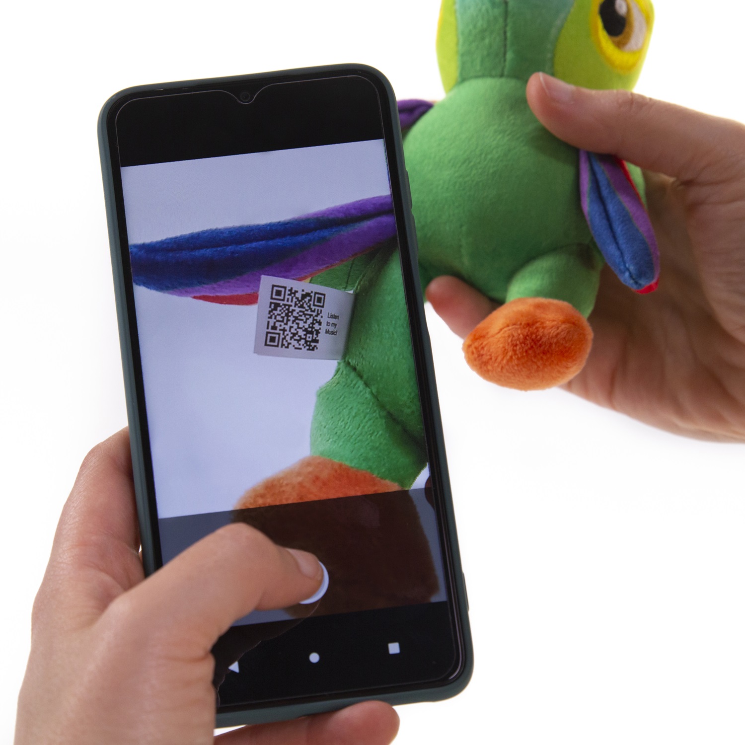 Peluche Loro Pepe Mis primeros pasos 15cm La Granja de Zenón