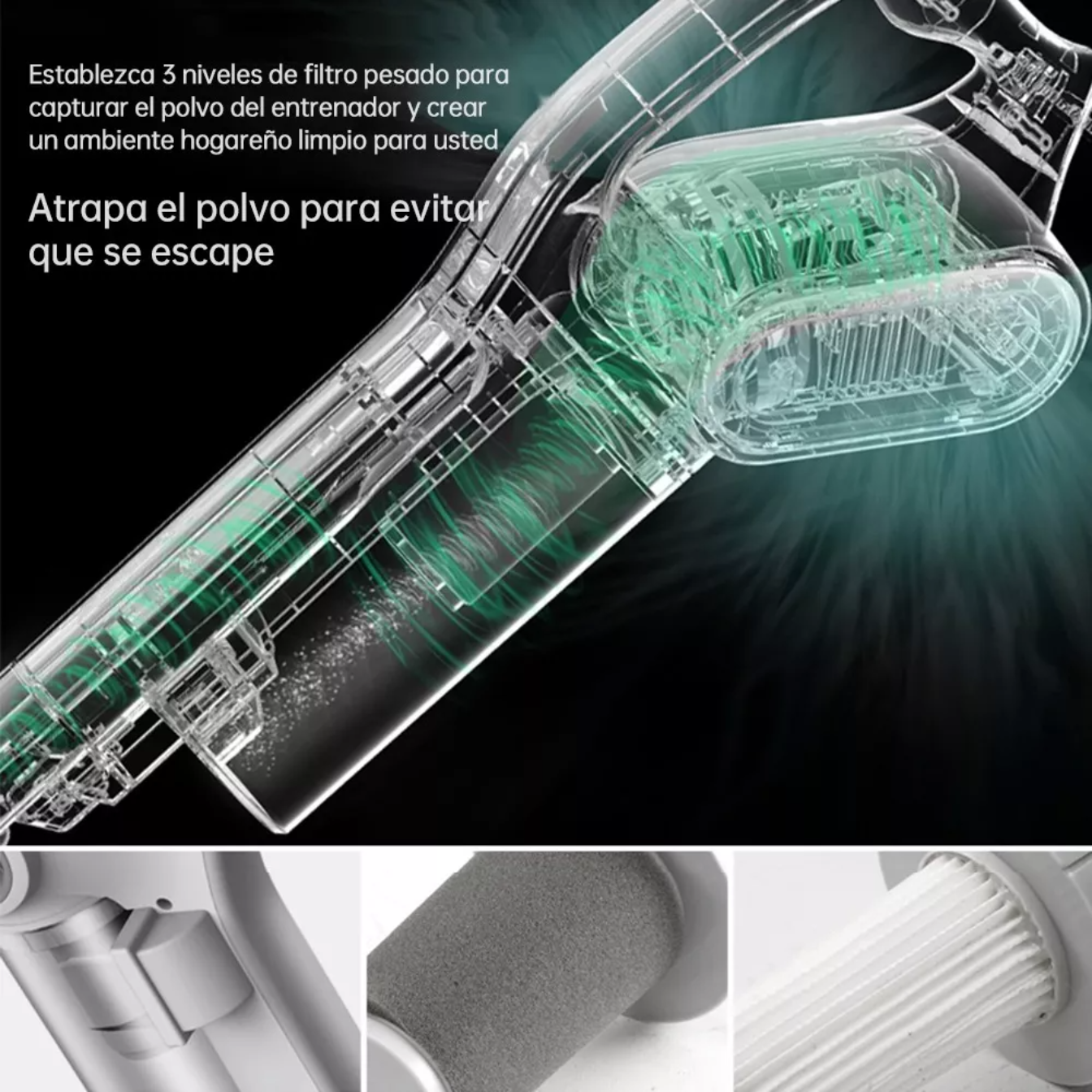 Aspiradora De Mano Vertical Alámbrica Deerma Dx700 15kpa.