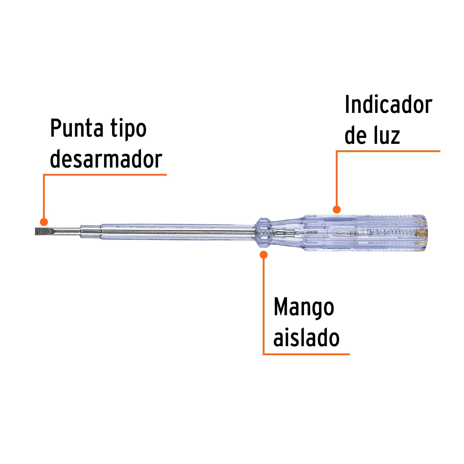 PROBADOR DE CIRCUITOS DE CORRIENTE ALTERNA 19 CM, TRUPER 13989