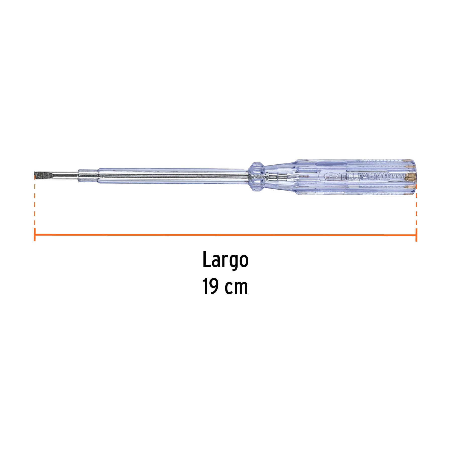 PROBADOR DE CIRCUITOS DE CORRIENTE ALTERNA 19 CM, TRUPER 13989