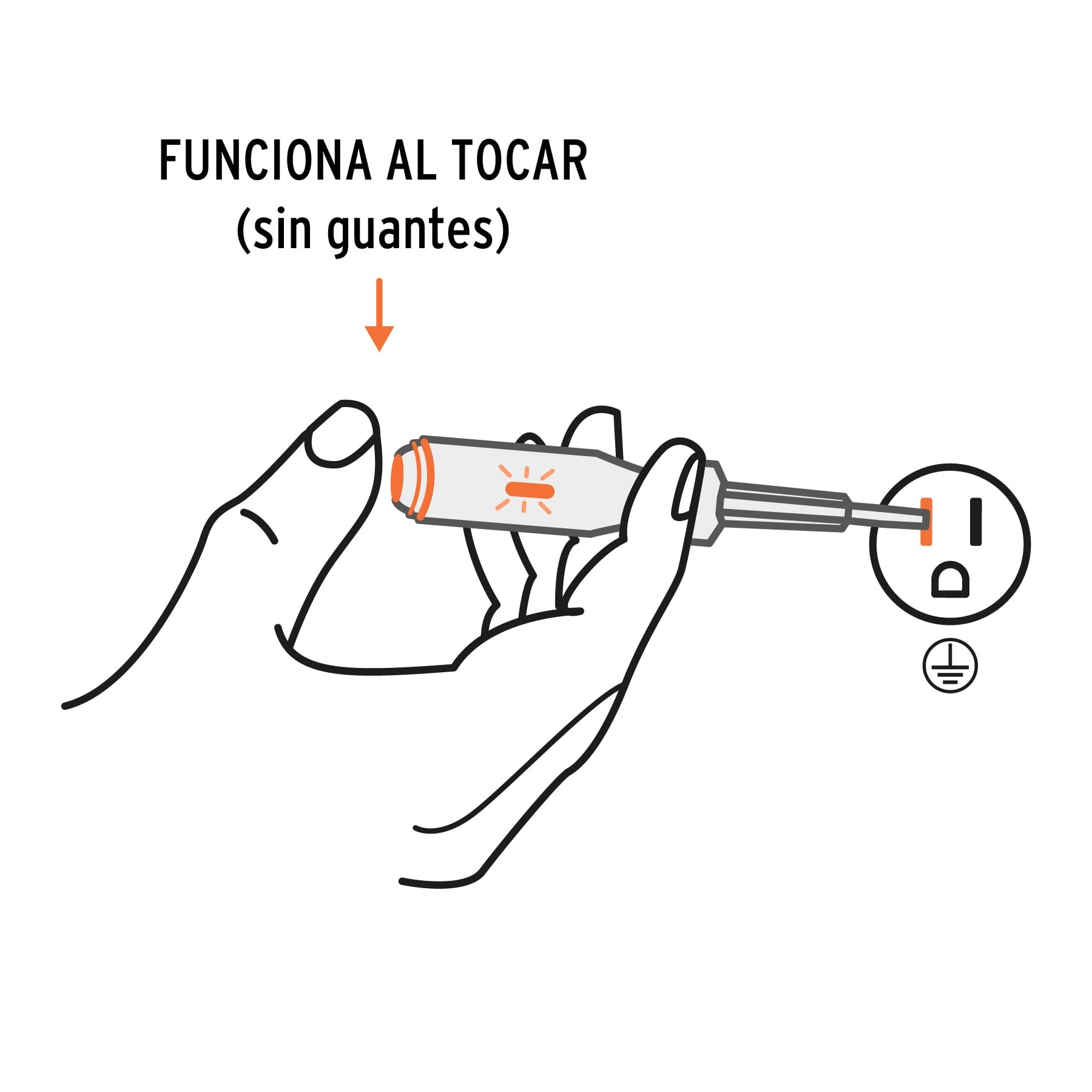 PROBADOR DE CIRCUITOS DE CORRIENTE ALTERNA 19 CM, TRUPER 13989