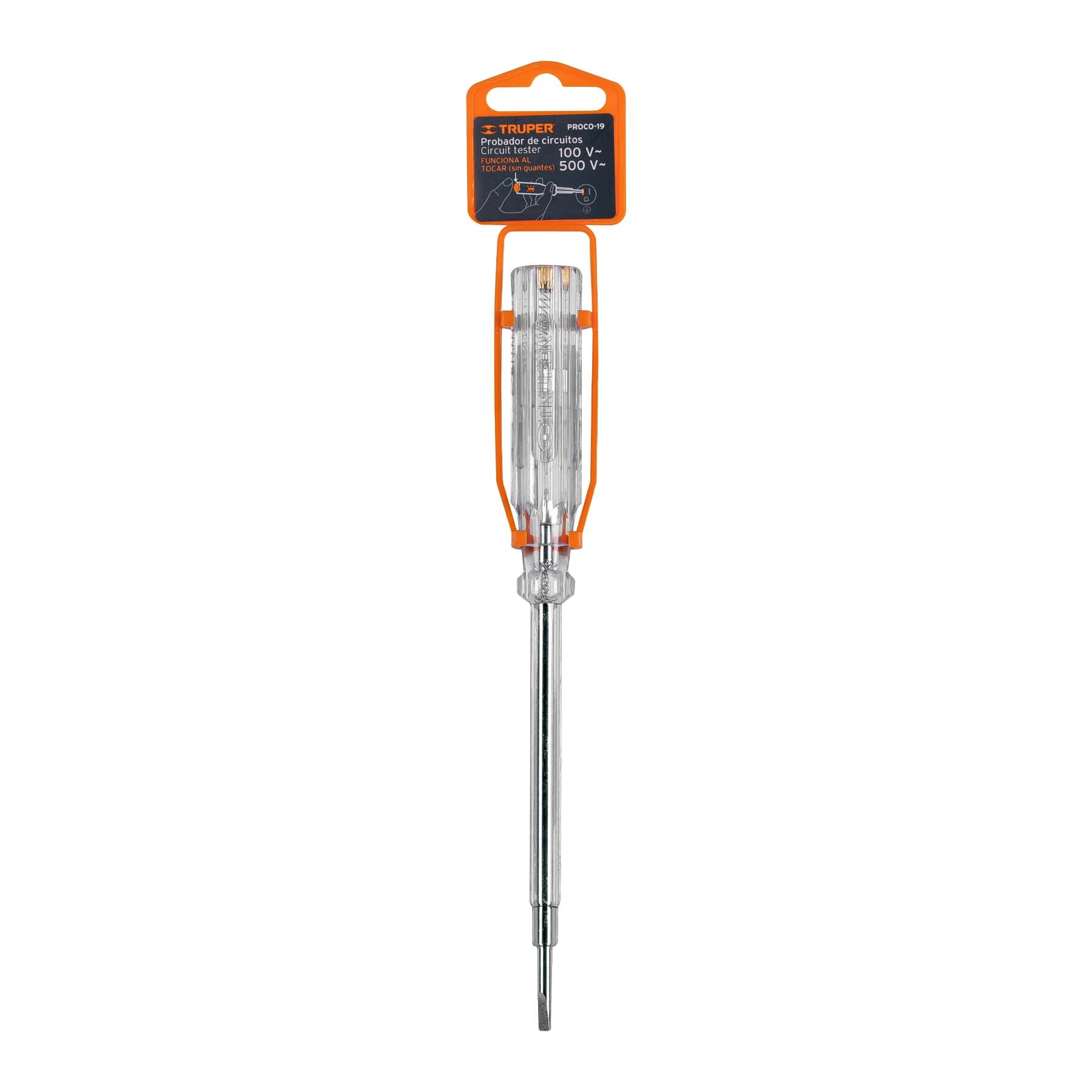 PROBADOR DE CIRCUITOS DE CORRIENTE ALTERNA 19 CM, TRUPER 13989