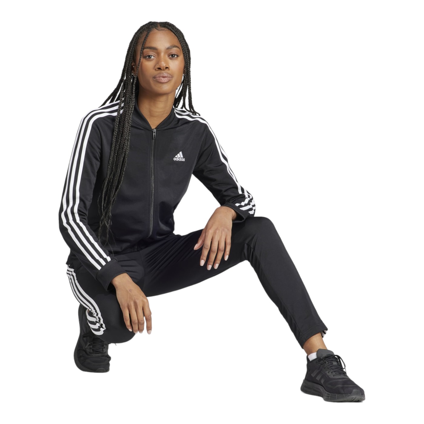 CONJUNTO ADIDAS MUJER NEGRO  ADIDAS W 3S TR TS IJ8781.