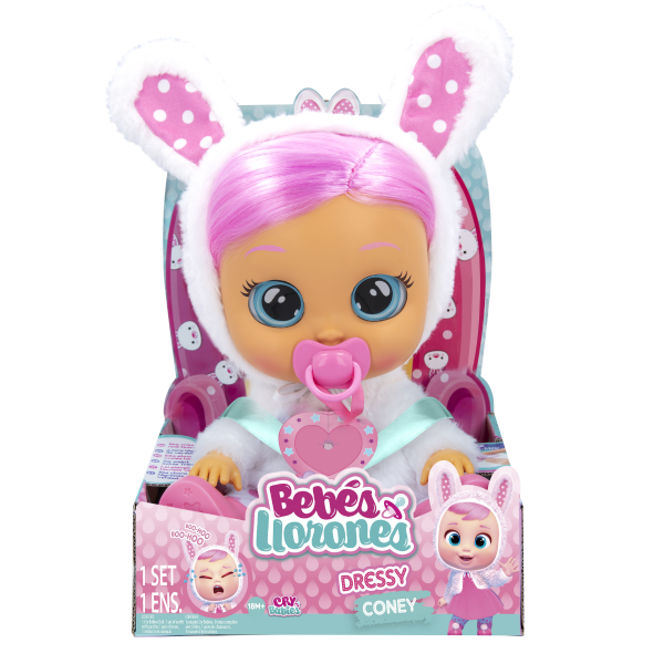 Cry Babies Bebés Llorones Dressy Coney 10 Sonidos De Bebé