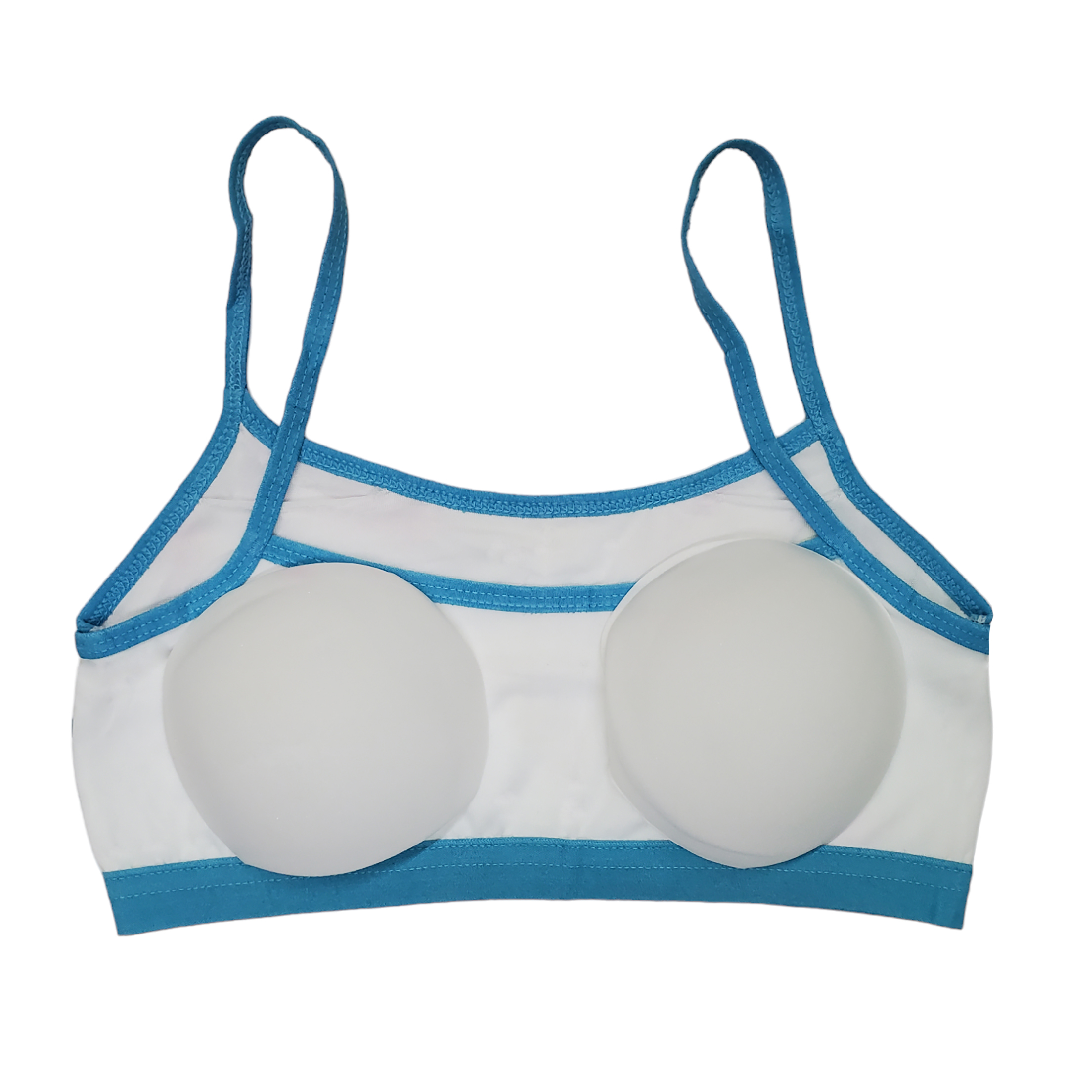 Corpiño Top Tirante Delgado Estampado Osos Para Niña 6pz.