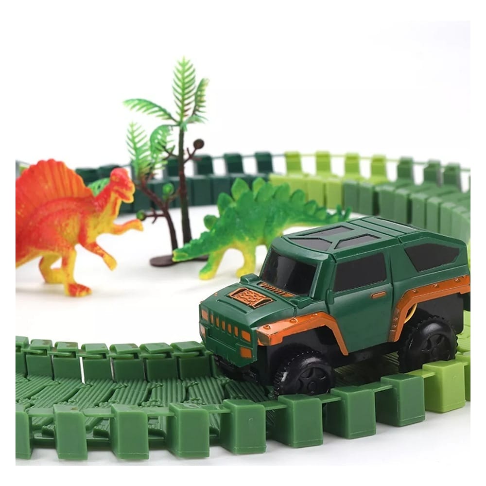 Pista Carreras Juguetes Niños 2 Coches Sonido Y Luz 167pcs