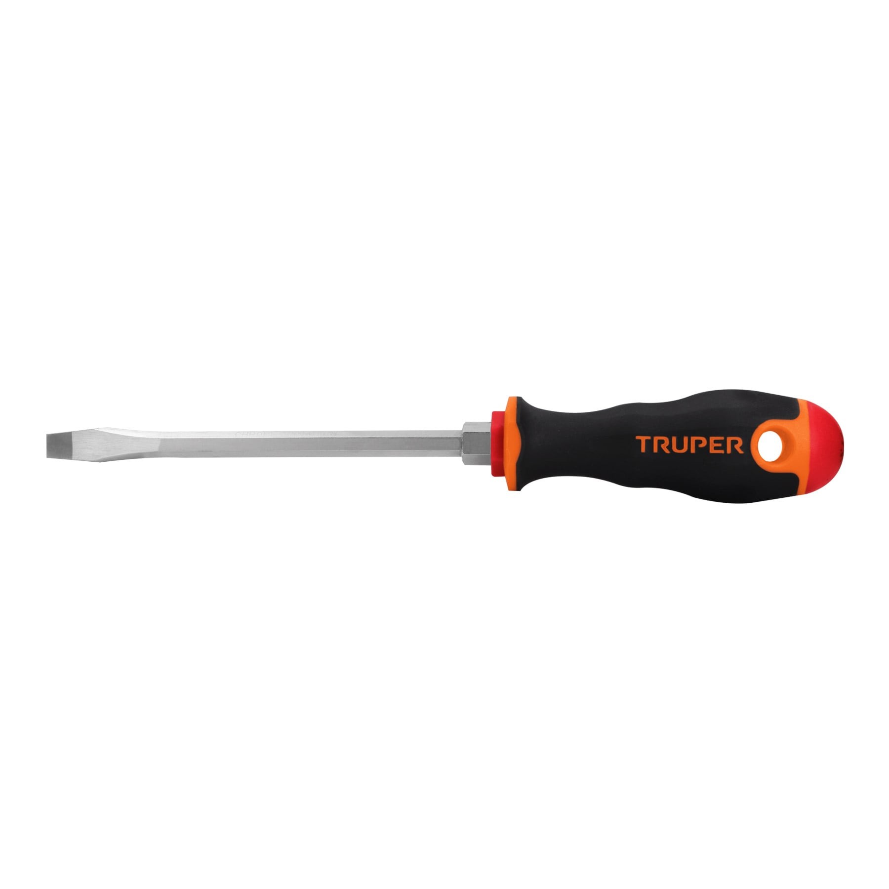 DESARMADOR PLANO 5/16" X 6" MANGO COMFORT GRIP, TRUPER 14006