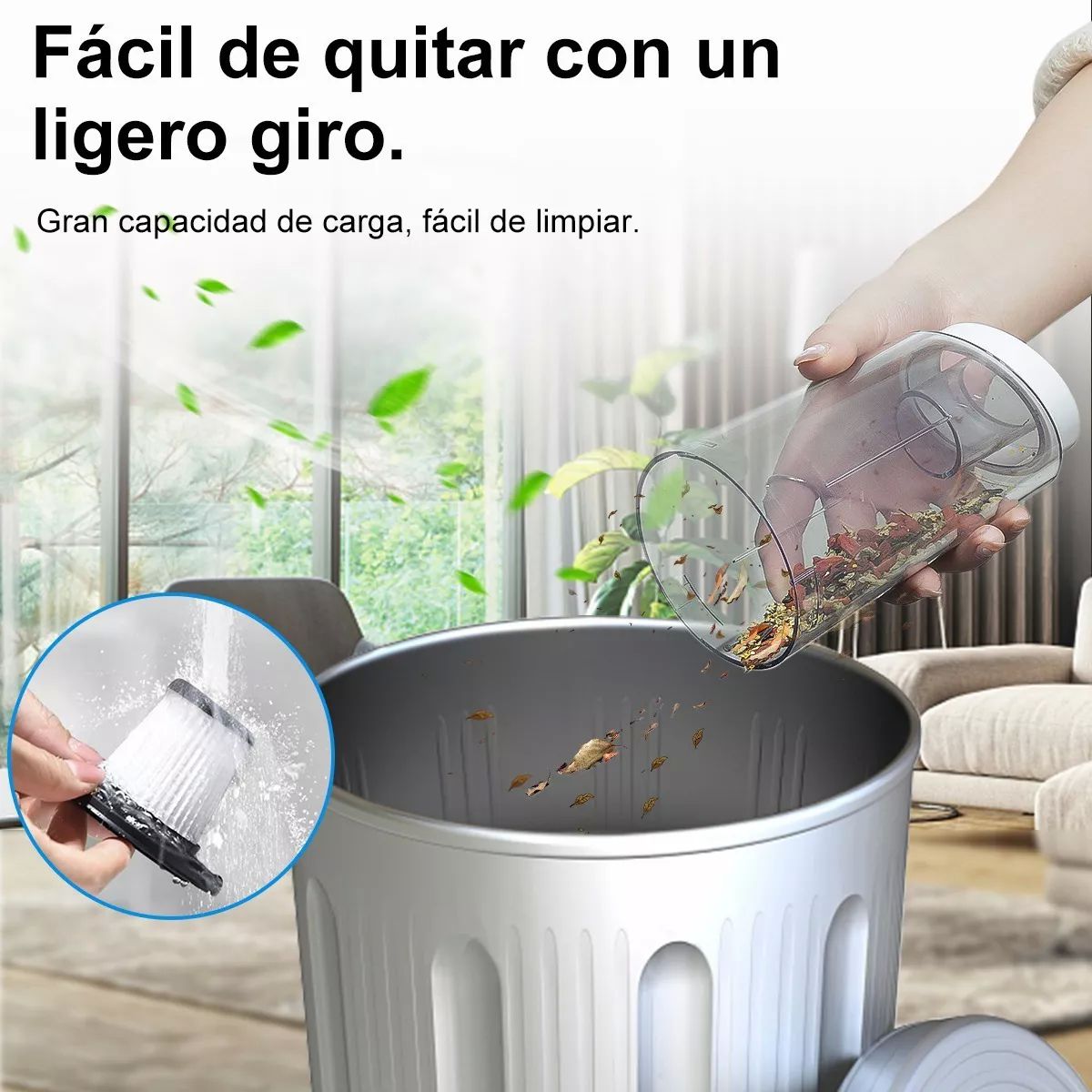 Aspirador De Mano Portátil Inalámbrico Para Hogar Automóvil