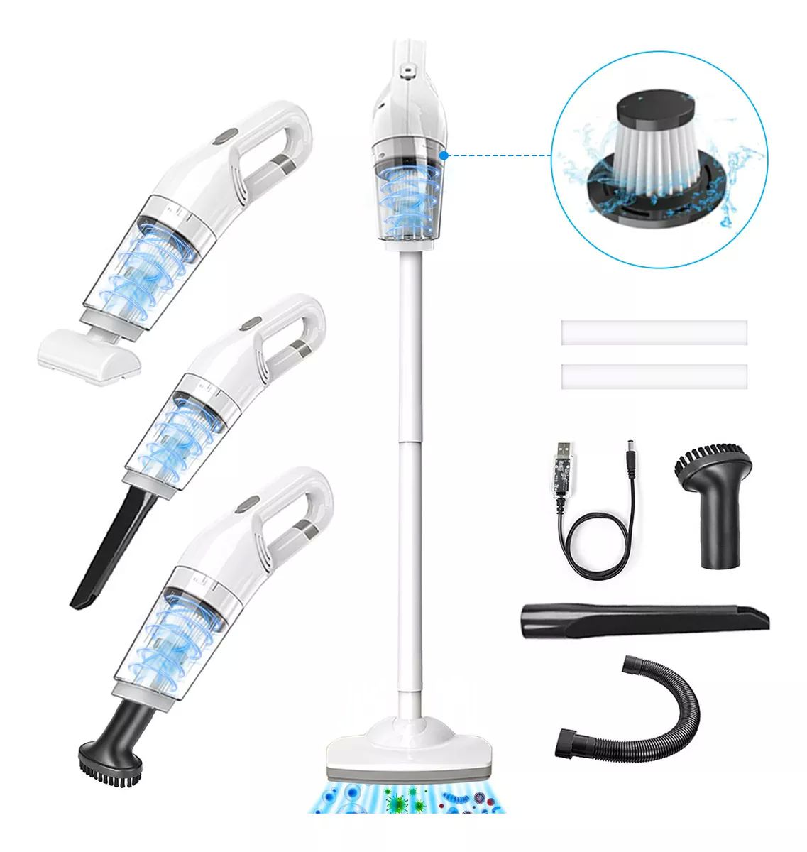 Aspirador De Mano Portátil Inalámbrico Para Hogar Automóvil