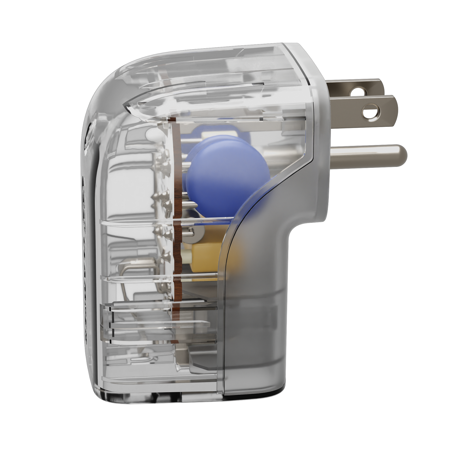 Supresor Picos Eléctricos Protector Rayo Iclamper Pocket Fit Transparente