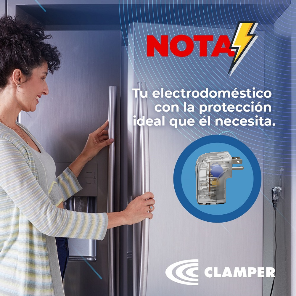 Supresor Picos Eléctricos Protector Rayo Iclamper Pocket Fit Transparente