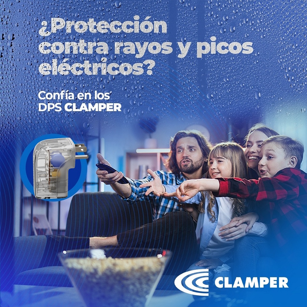 Supresor Picos Eléctricos Protector Rayo Iclamper Pocket Fit Transparente