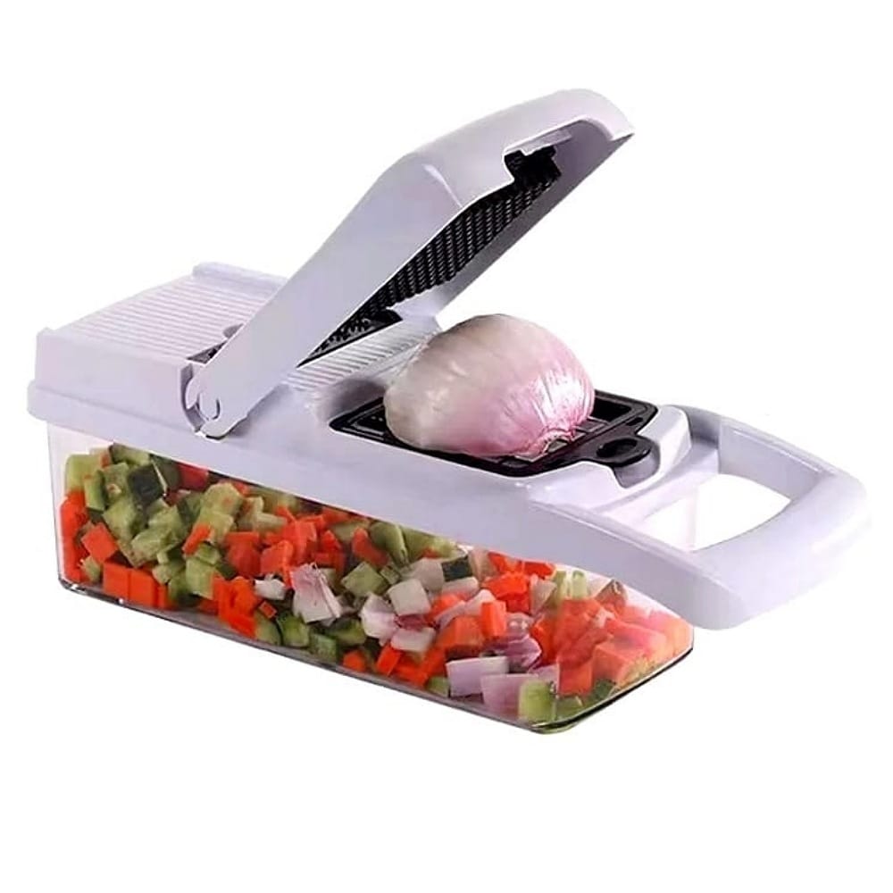 Kit De Picador De Verduras Rallador 20 In 1 Con Cesta+guante