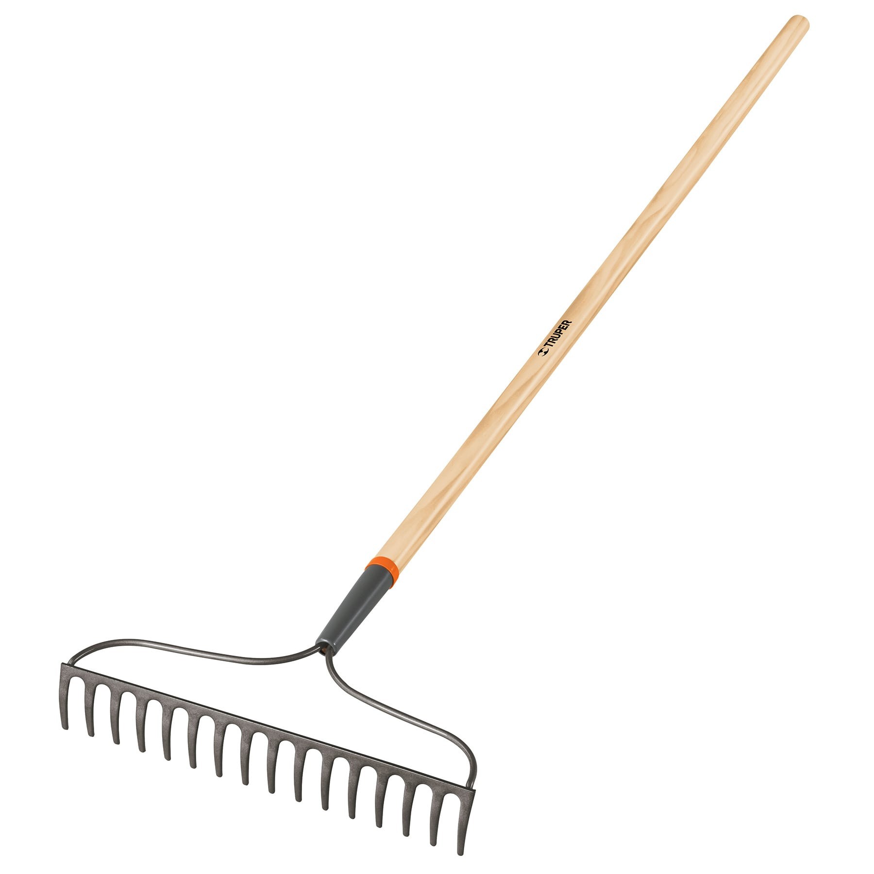 RASTRILLO JARDINERO CLASSIC, 16 DIENTES, MANGO 54", TRUPER 17882