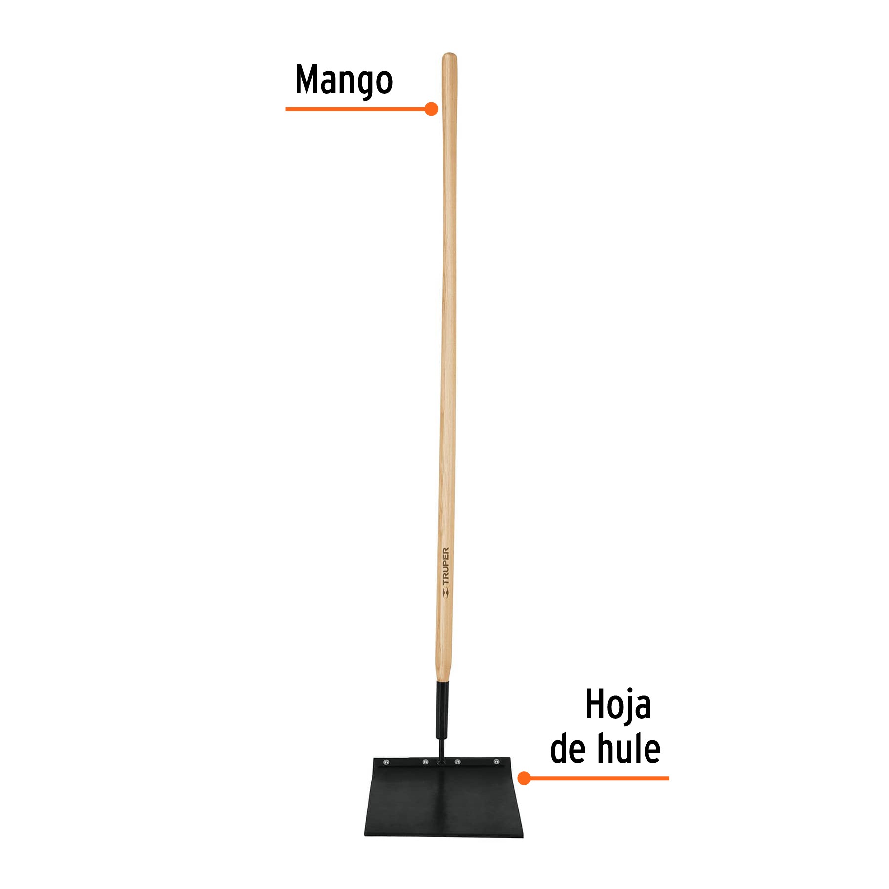 BATE FUEGO CON MANGO DE MADERA DE 60", TRUPER 17890