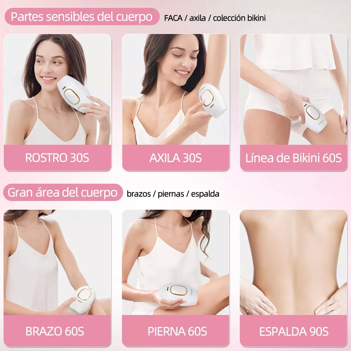 Ipl Depiladora De Luz Pulsada Laser Permanente Sin Dolor.