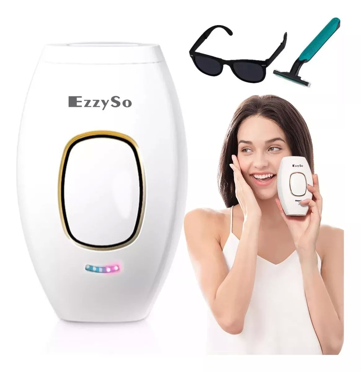 Ipl Depiladora De Luz Pulsada Laser Permanente Sin Dolor.