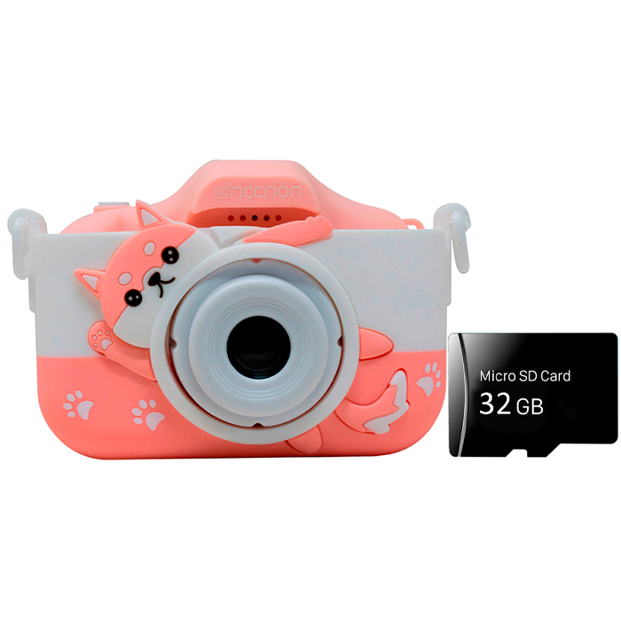 Camara Digital KIDS NECNON NCD-KIDS2 8MP Contra Golpes Gato + Micro SD 32GB NBCKN404GA-V2 