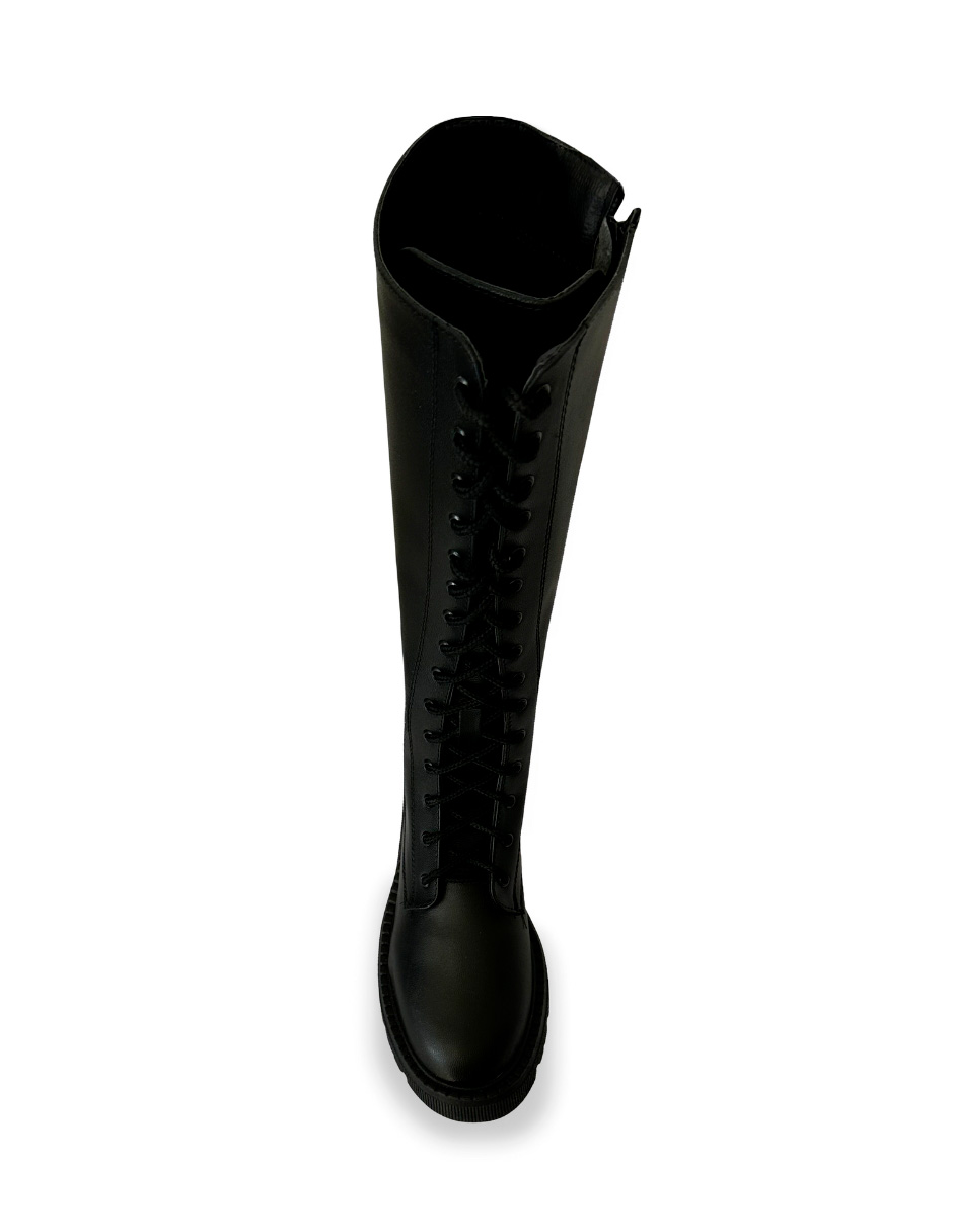 Bota Alta combat abajo de la rodilla, para mujer