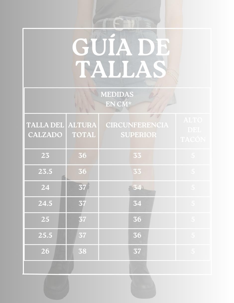 Bota Alta combat abajo de la rodilla, para mujer