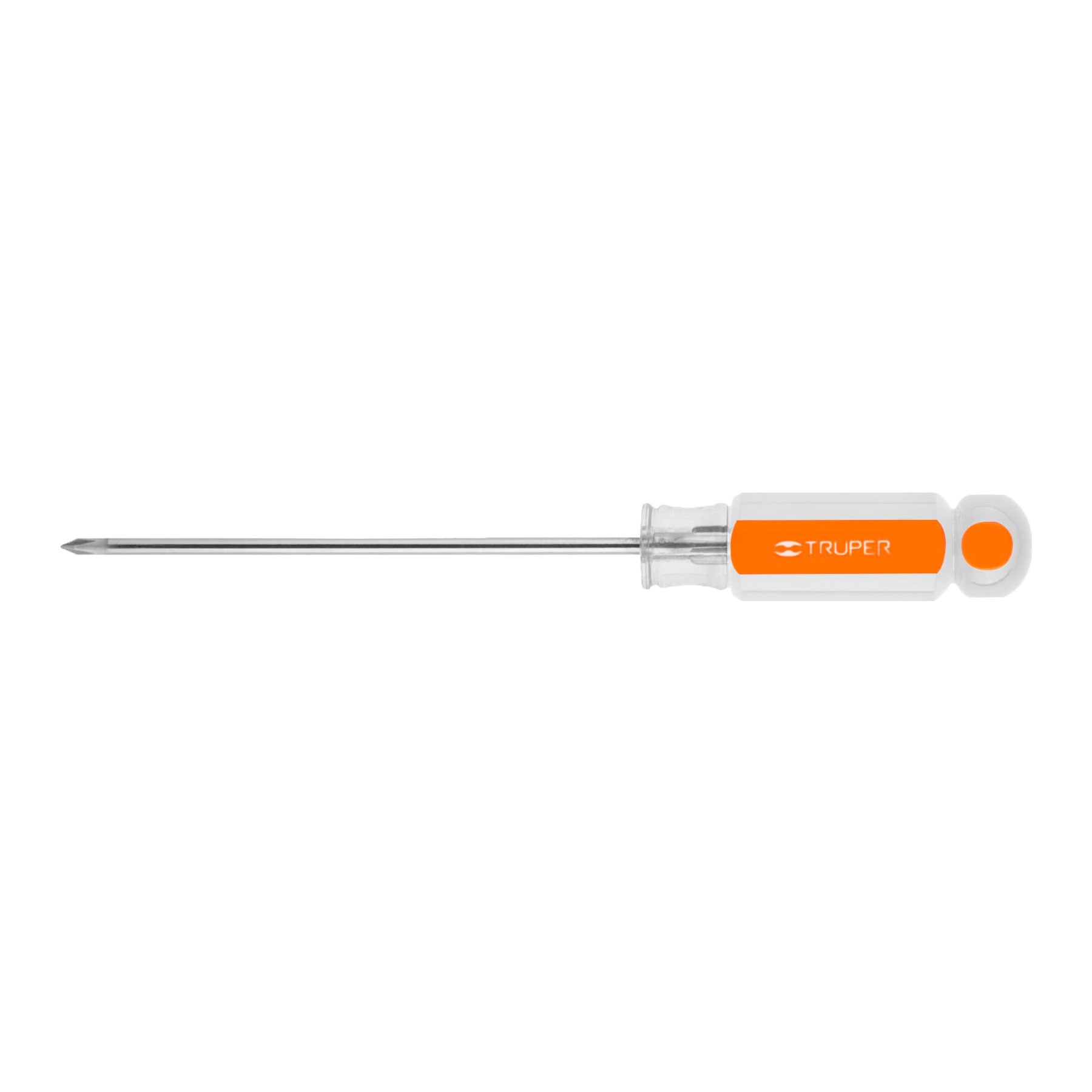 DESARMADOR DE CRUZ 1/8" X 4" MANGO DE ACETATO, TRUPER 14053