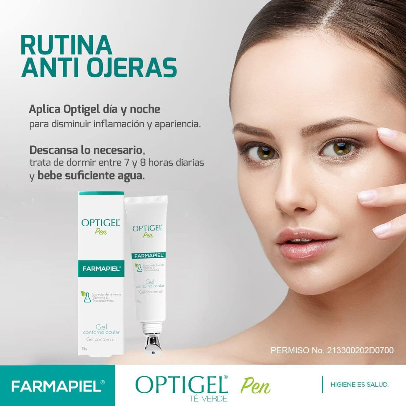Optigel Pen Gel Contorno Ocular Para Ojeras Y Antioxidante Momento De Aplicación Día/noche Tipo De Piel Todo Tipo De Piel