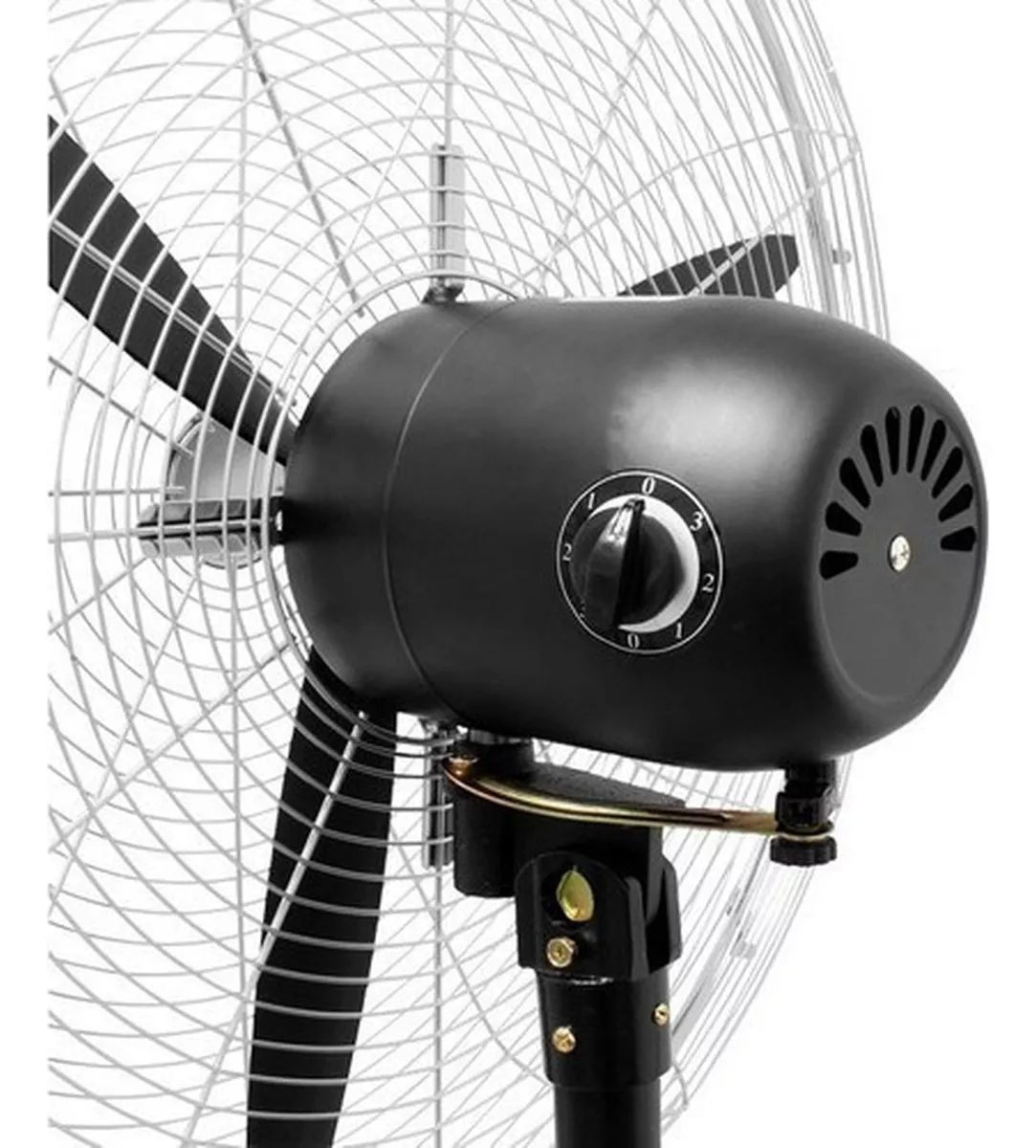 Ventilador Industrial de Alta Velocidad Pedestal de 30" Color de la estructura Negro