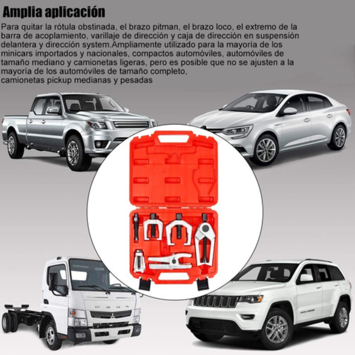 Herramienta Multiuso Para Extraer Junta Esférica Rojo/Plata