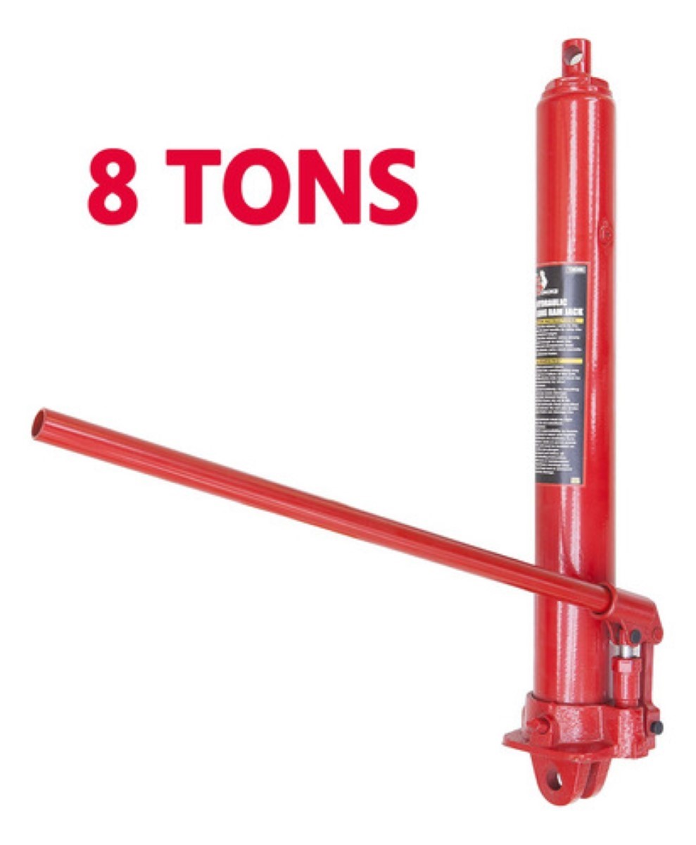 Gato Hidráulico 8 Ton Para Plumas 3 Ton Thorn Tools Rojo